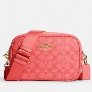 Coach signature Jamie camera bag in pink lemonade new with tags